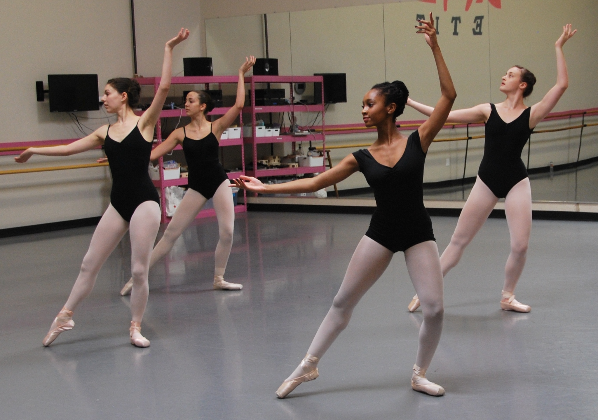 Dancers at Oakland Ballet Company Academy Classes