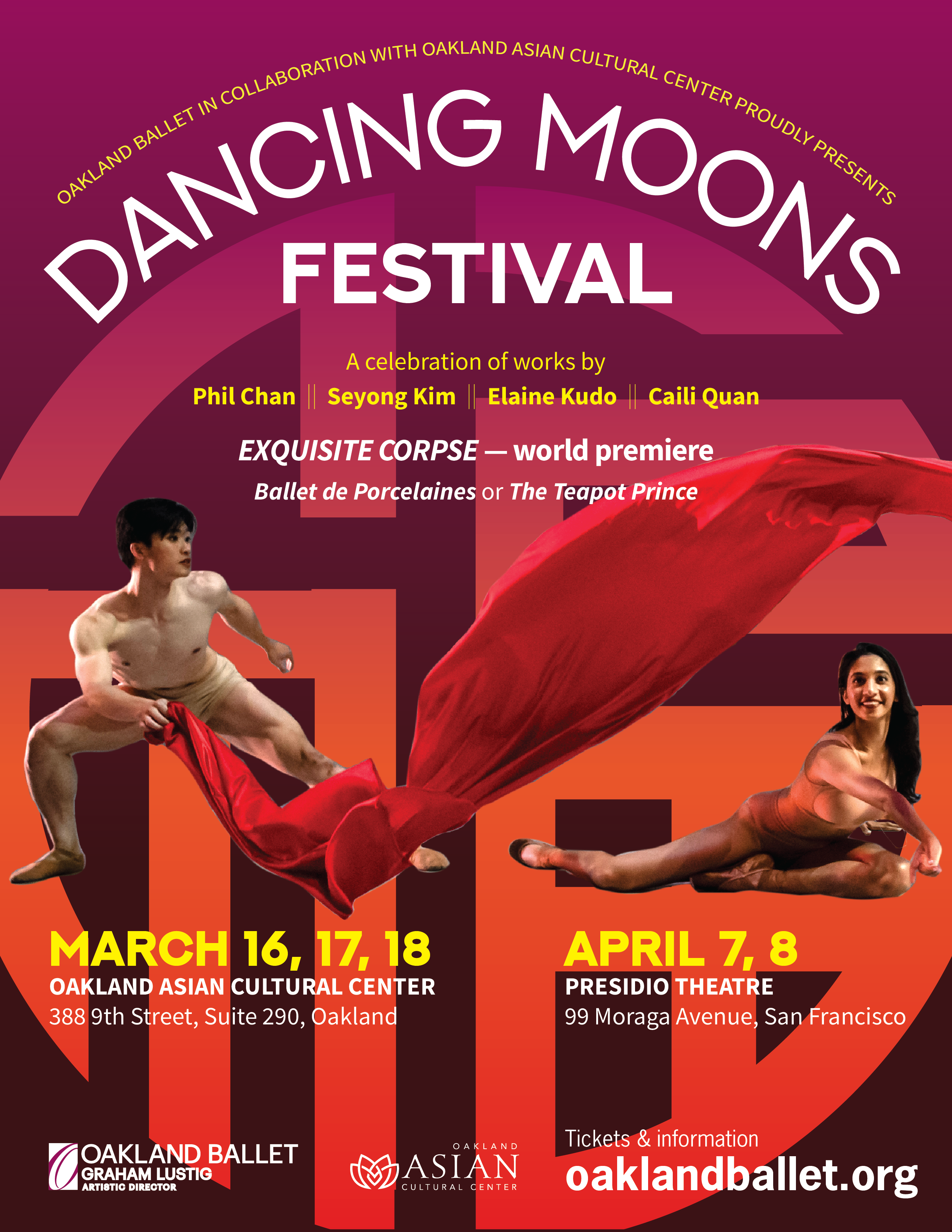 Dancing Moons Festival Poster